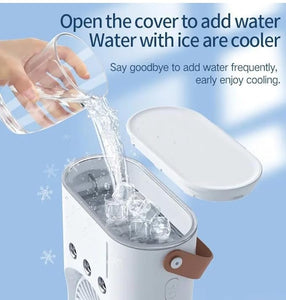 WAYANADAN Portable Mini Air Cooler with Water &amp; Ice Cooling