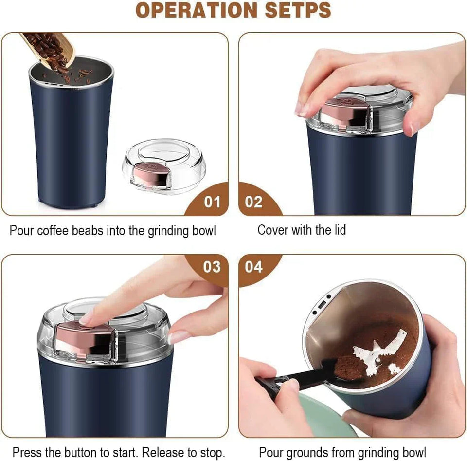 WAYANADAN Portable Mini Grinder “Comes with a Warranty”