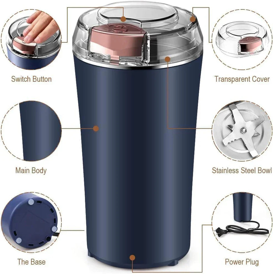 WAYANADAN Portable Mini Grinder “Comes with a Warranty”