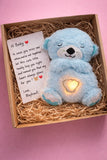 WAYANADAN "Valentine’s Breathing Teddy Bear Night Light"